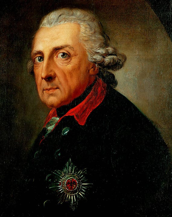 König Friedrich II. in/von Preußen (1712-1786)